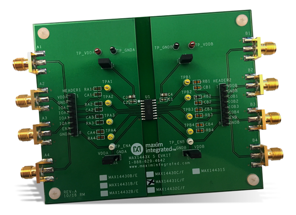 MAX14432EVKIT Evaluation Kit - Analog Devices / Maxim Integrated | Mouser