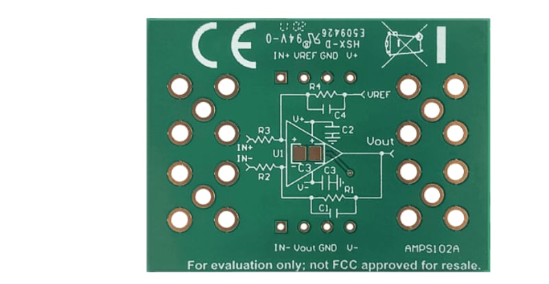 Texas Instruments TLV9051DPWEVM Evaluation Module Texas Instruments TLV9051DPWEVM Evaluation Module