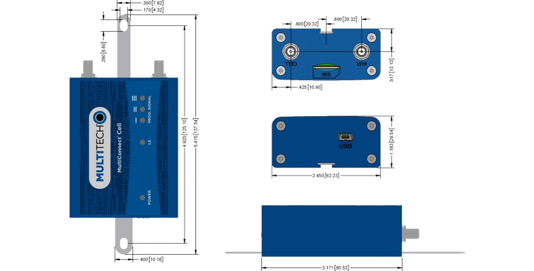 MultiConnect Cell 100 Series Cellular Modems - MultiTech | Mouser